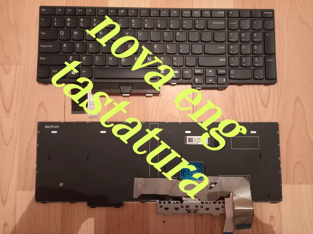 tastatura lenovo thinkpad L15 gen 1, gen2 20X3 20X4 20X7 20X8 sa osvetljenjem nova