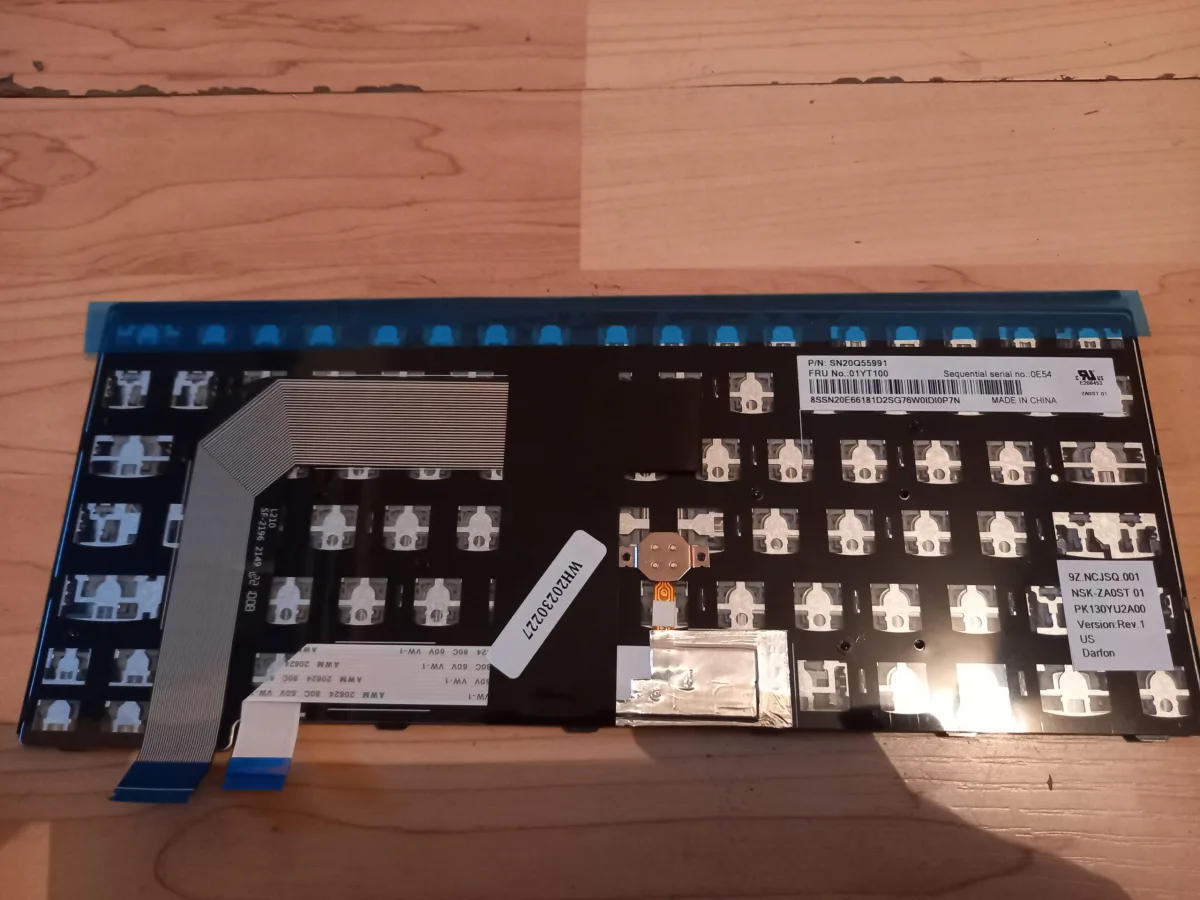 nova tastatura lenovo t470p