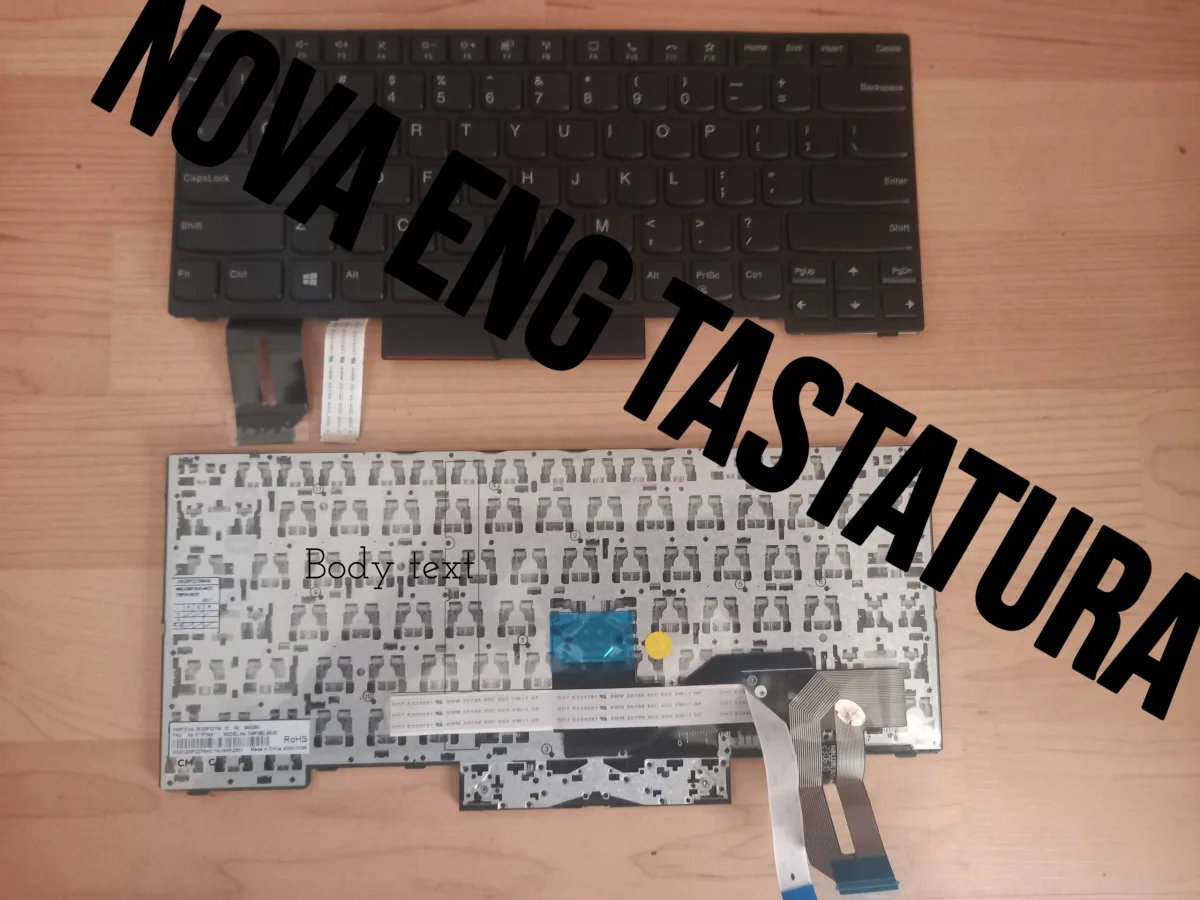tastatura Lenovo ThinkPad E480 E485 E490 E495 nova