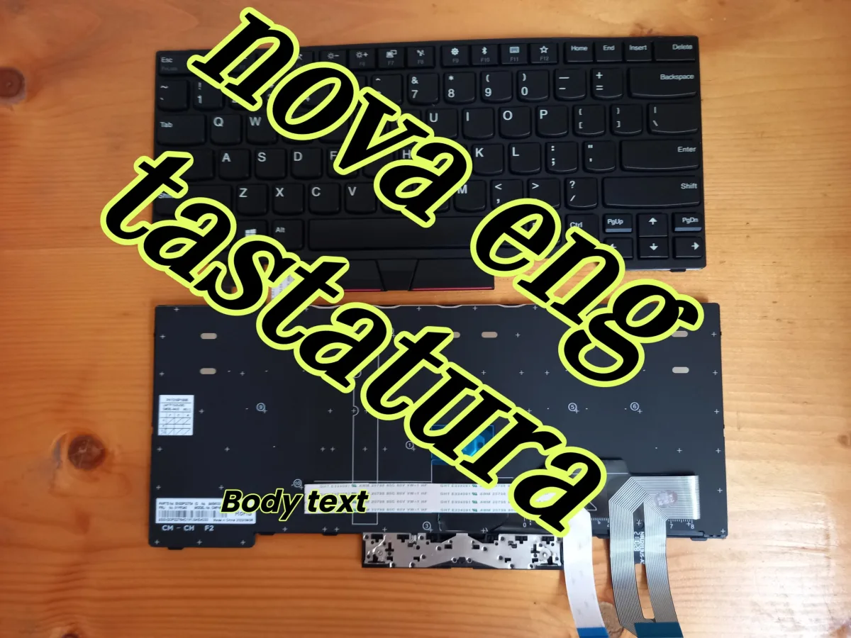 tastatura lenovo e480 e485 e490 e490s e495 nova